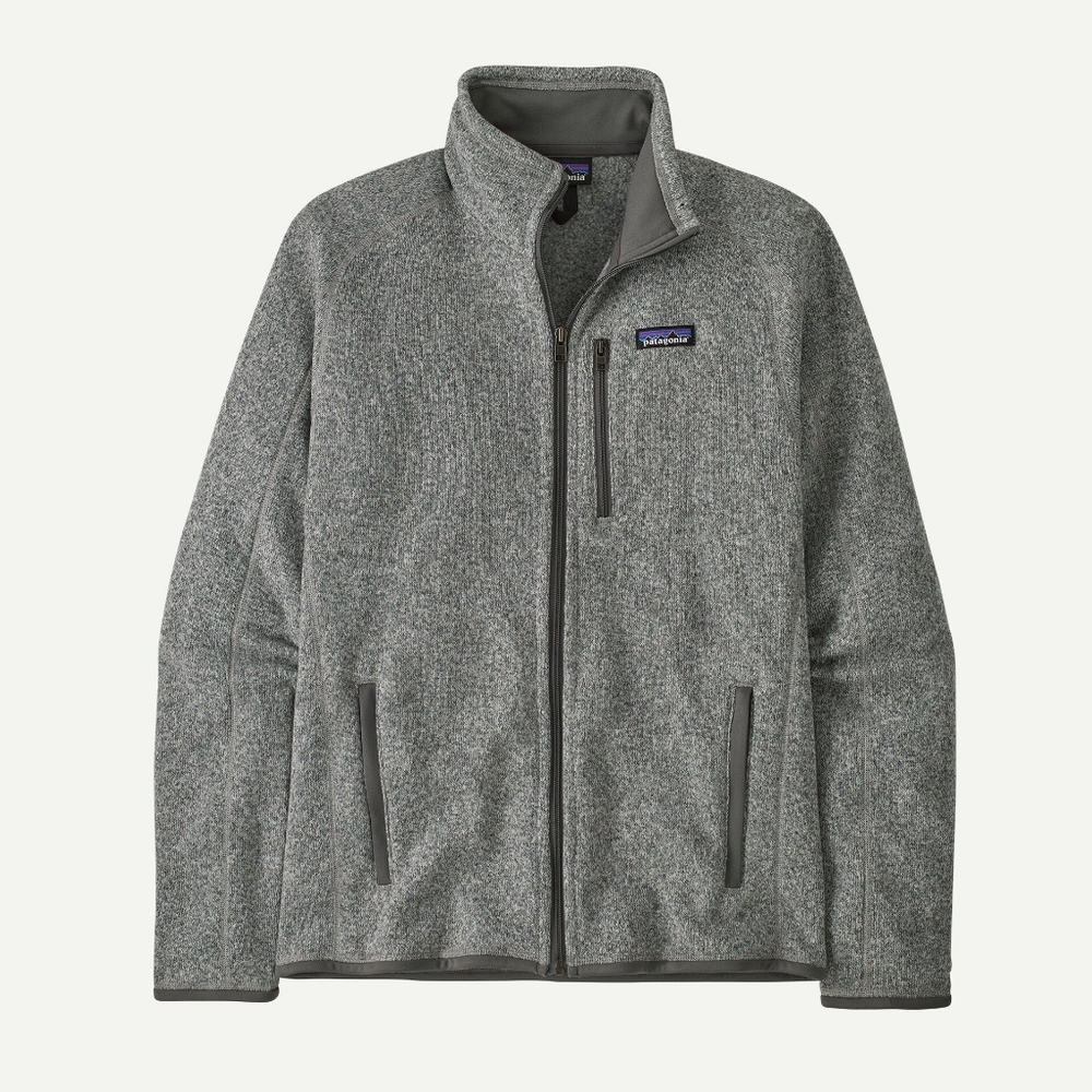 Patagonia Heather Gray Fleece Jacket Mens 2XL